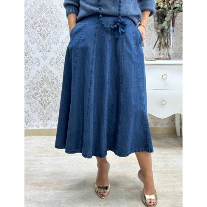 Falda nerjas denim
