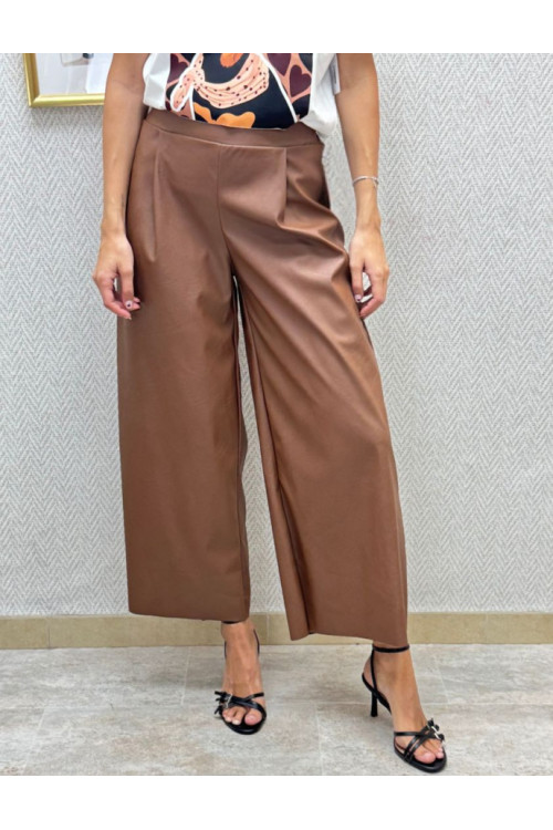 Pantalón cuerina Mocca
