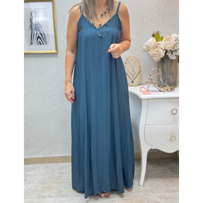 Vestido tencel pardo