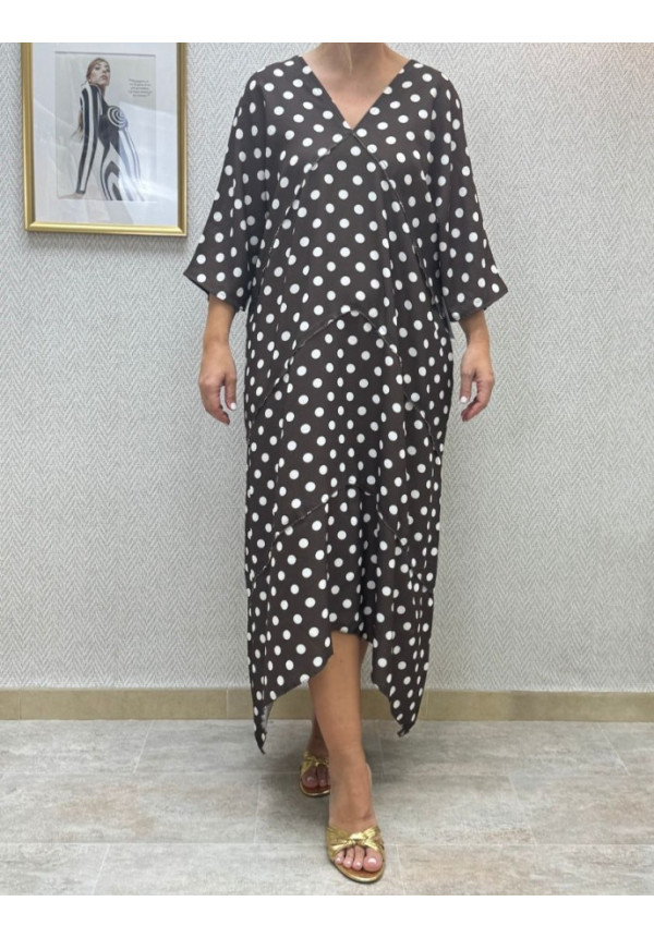Vestido irregular lunares
