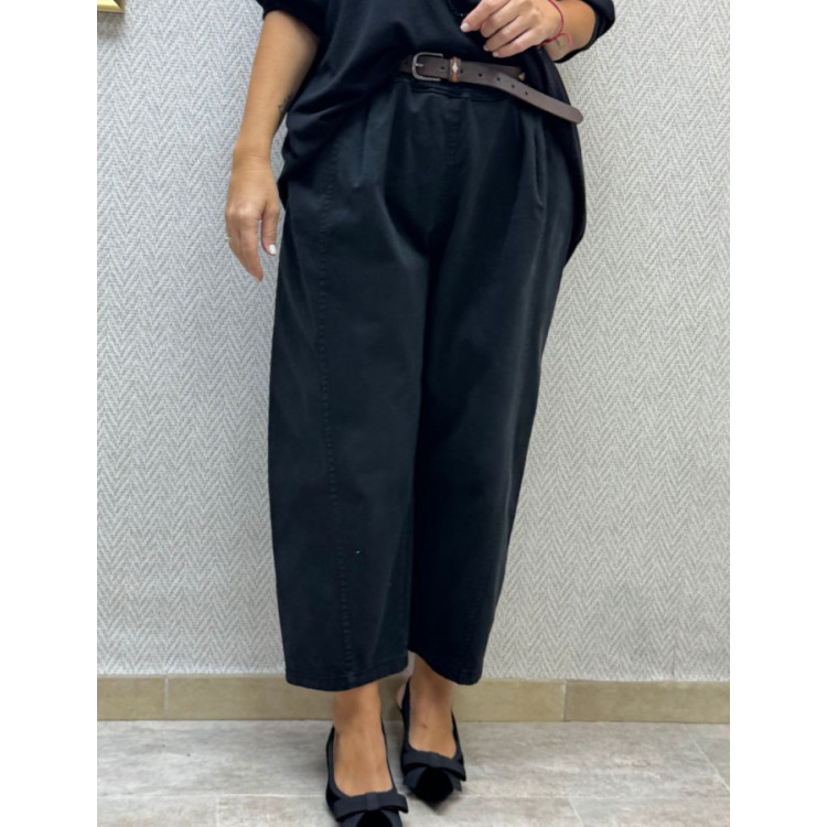 Pantalón globo cinturón 