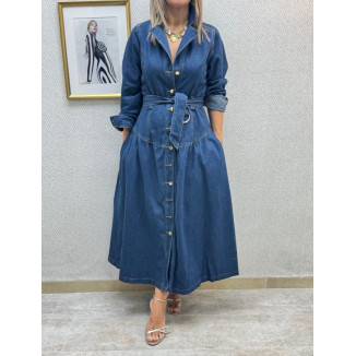 Vest larg total denim 