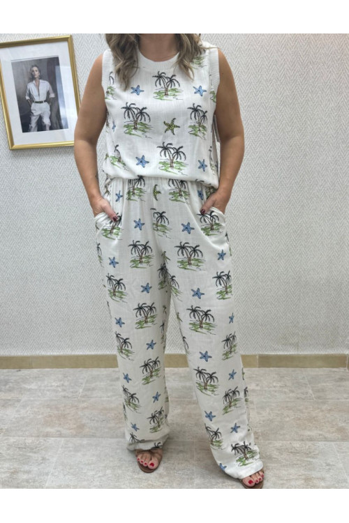 Conjunto beach verde-