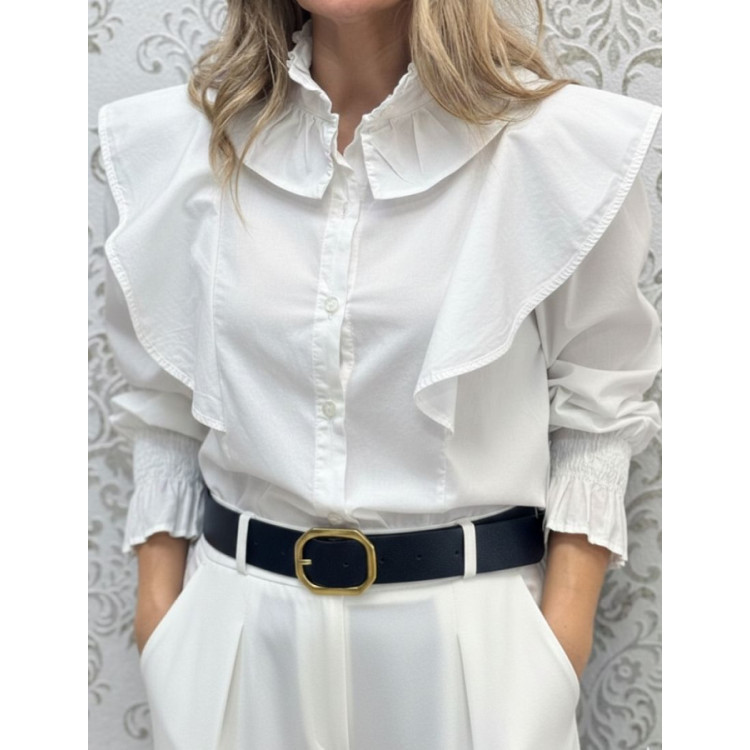 Camisa volantes basic