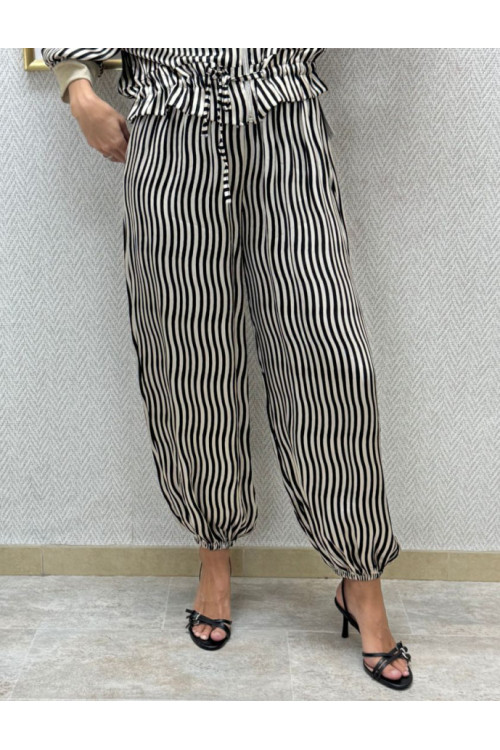 Pantalón globo raso Diseño