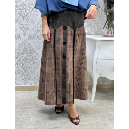 Falda gales mix pana