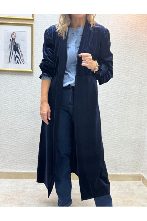 Kimono terciopelo hombrera
