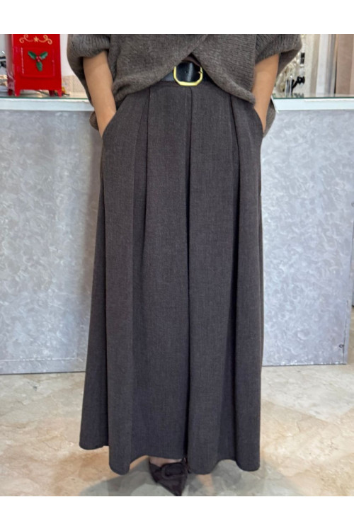 Pantalón paño palazzo