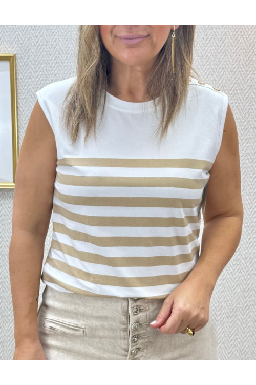 Camiseta almerimar camel-