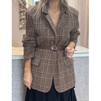 Chaqueta gales cinturon