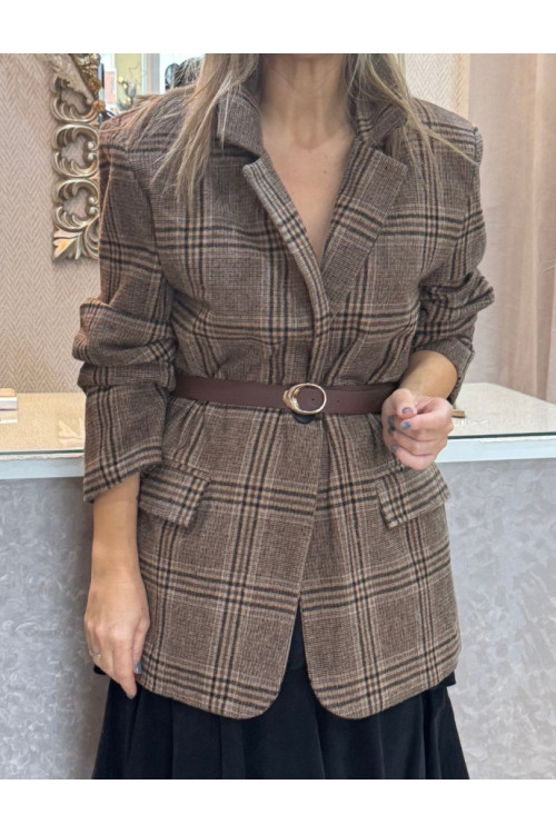 Chaqueta gales cinturon