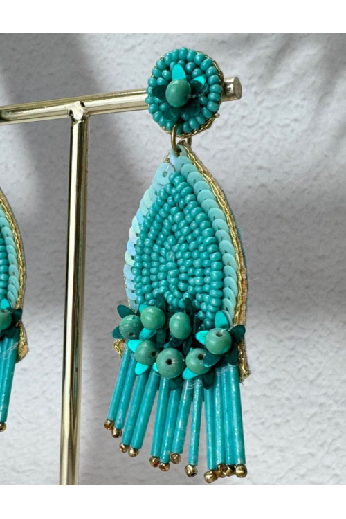 Pendientes turquesa