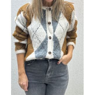 Cardigan rombos