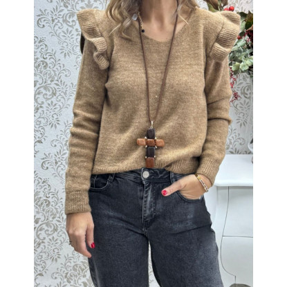 Jersey lana volantes