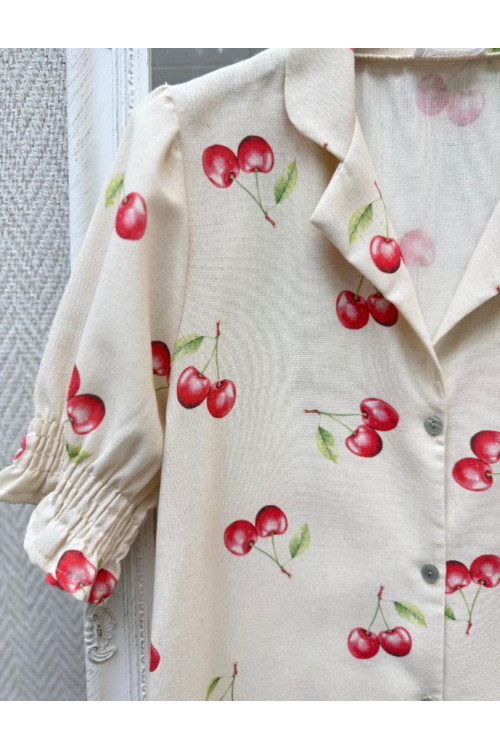 Camisero cerezas/limones