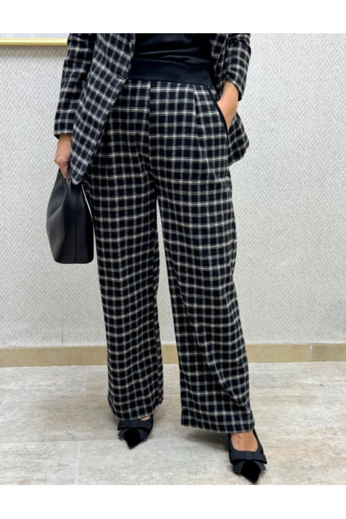 Pantalón paño cuadros