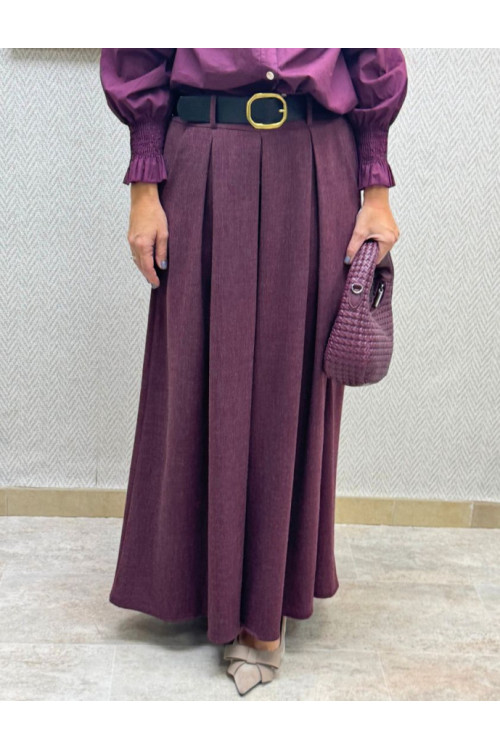 Pantalón paño palazzo