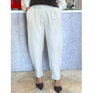 Pantalón pinzas globo