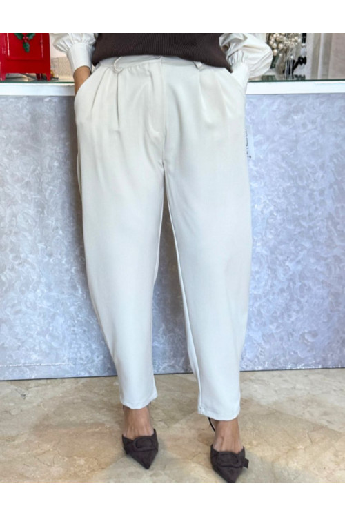 Pantalón pinzas globo