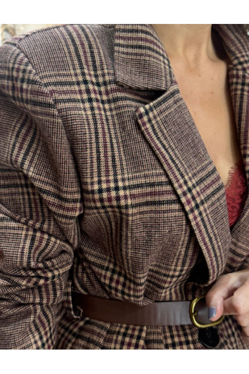 Chaqueta gales cinturon