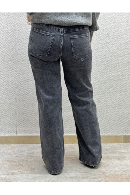 Vaquero gris wide leg