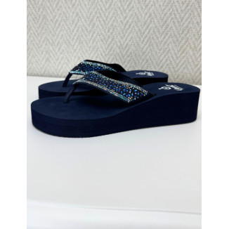 Playera cuña marina-