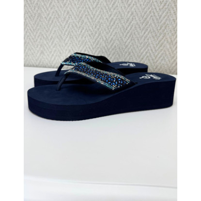 Playera cuña marina-