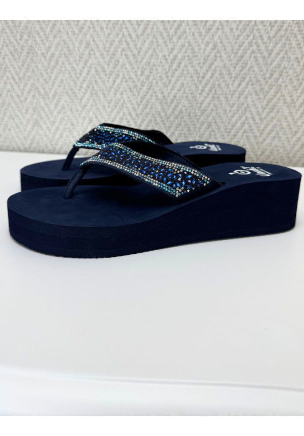Playera cuña marina-