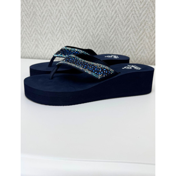 Playera cuña marina-
