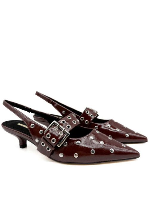 Destalonado burdeos tachas