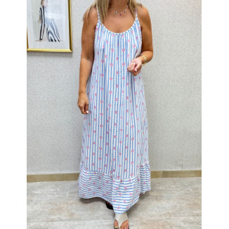 Vestido bambula corazones