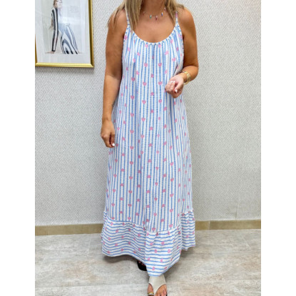 Vestido bambula corazones