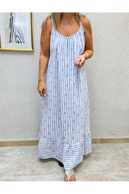 Vestido bambula corazones