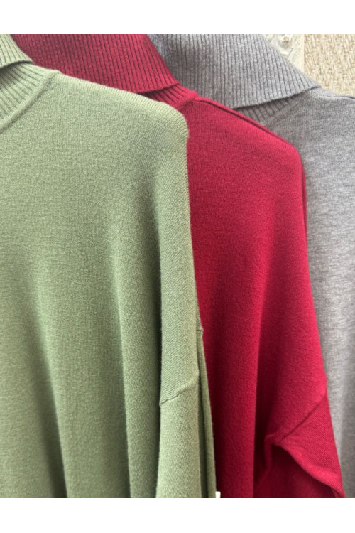 Jersey cuello vuelta over