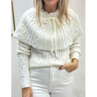 Jersey volante puntilla