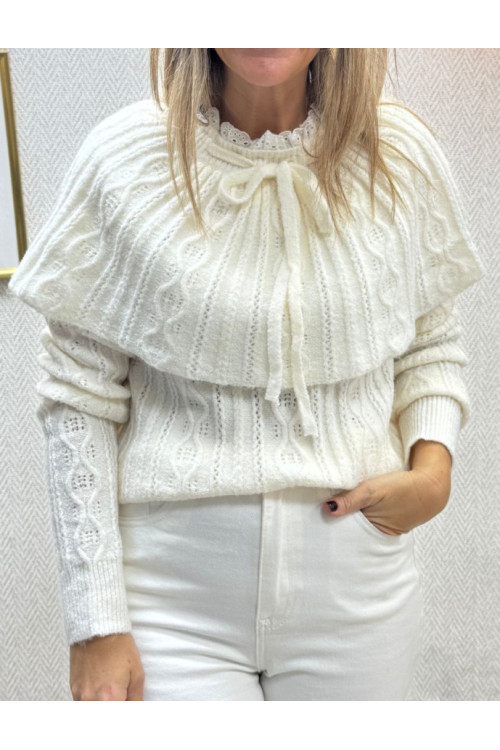 Jersey volante puntilla