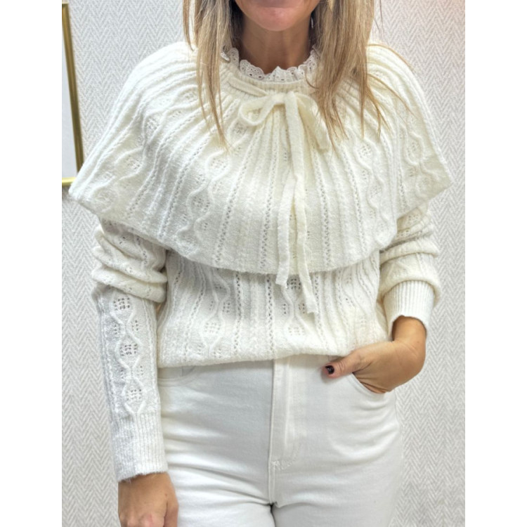 Jersey volante puntilla