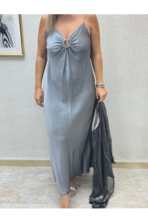 Vestido aro saten