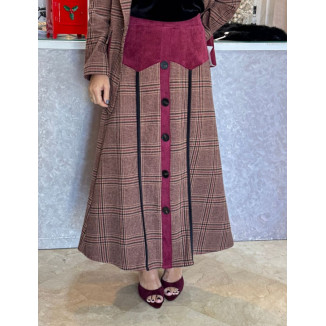 Falda gales mix pana