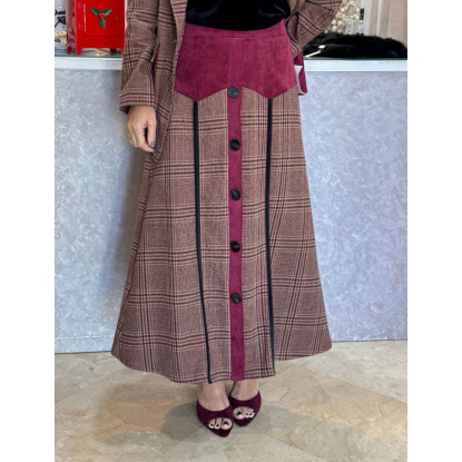 Falda gales mix pana