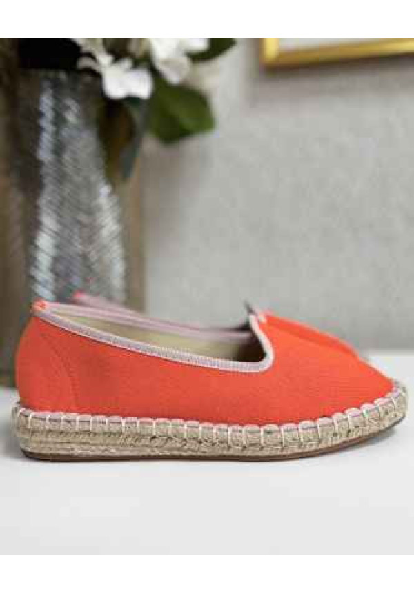 Alpargatas charlotte orange-