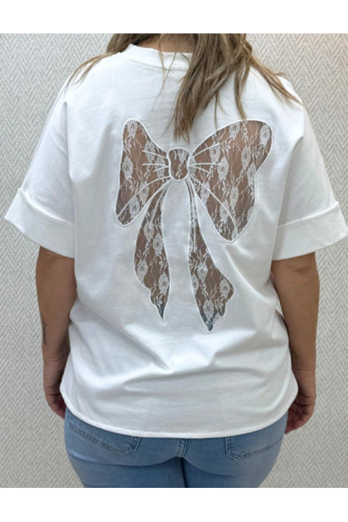 camiseta lazo trasero