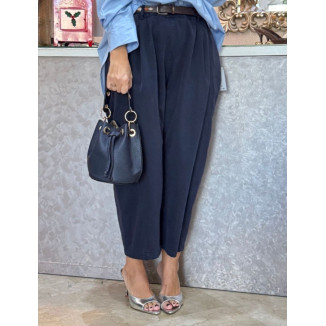 Pantalón globo cinturón 