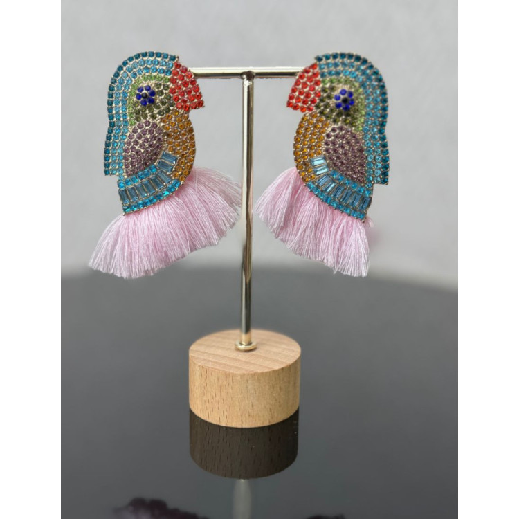 Pendientes Loro colors