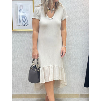 vestido algodón bajo