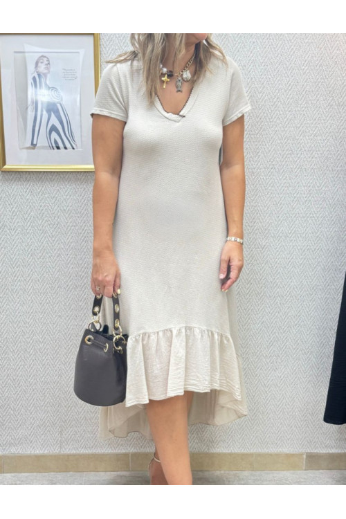 vestido algodón bajo