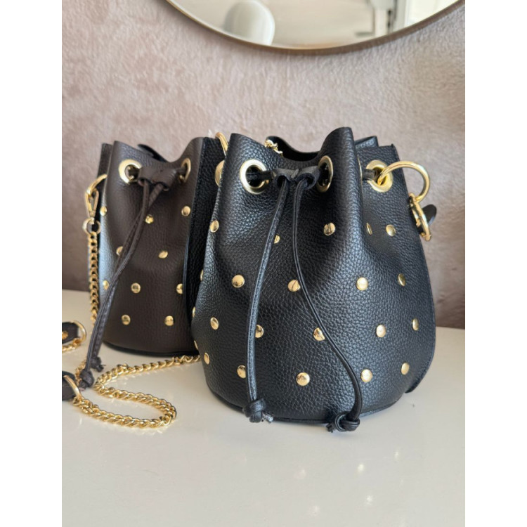 Bombonera piel argo/tachas