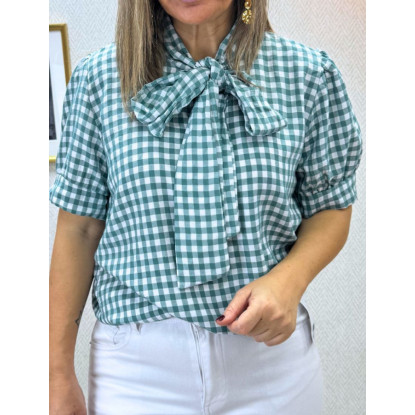 Blusa vichy lazada m-c