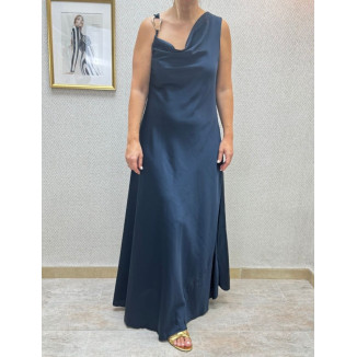 Vestido saten hebilla