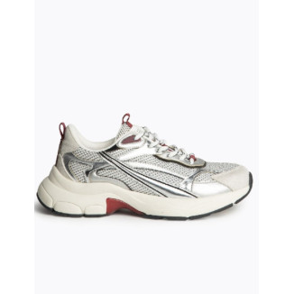 Deportivas plata/burdeos